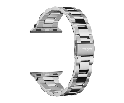 Pasek i akcesoria do zegarków Spigen Modern Fit Band do Apple Watch 40/41/42 mm srebrny